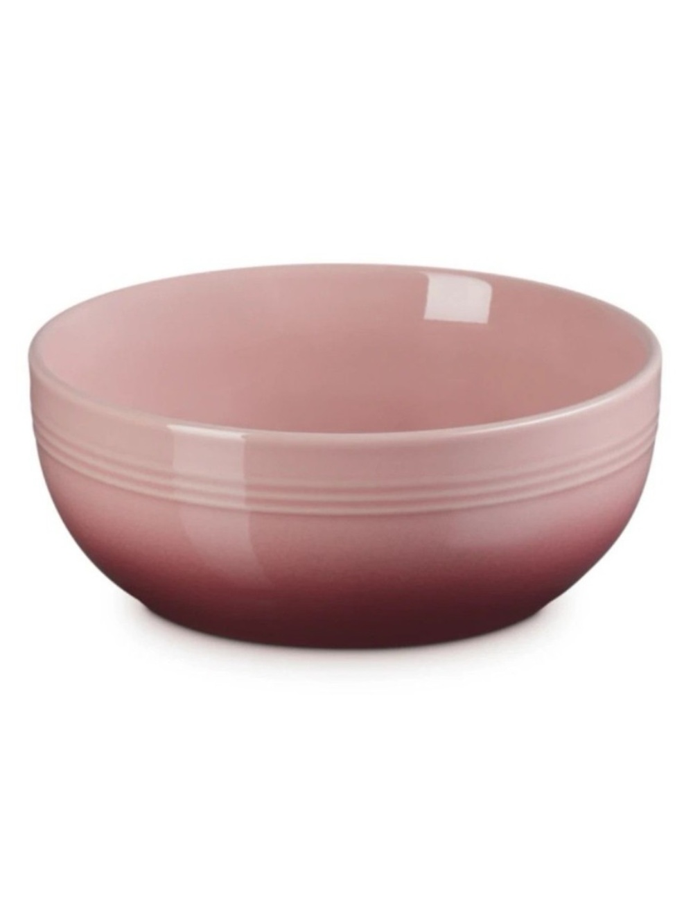 NEW Le Creuset Pink Rose Quartz Ombre Ceramic Serving Bowl
